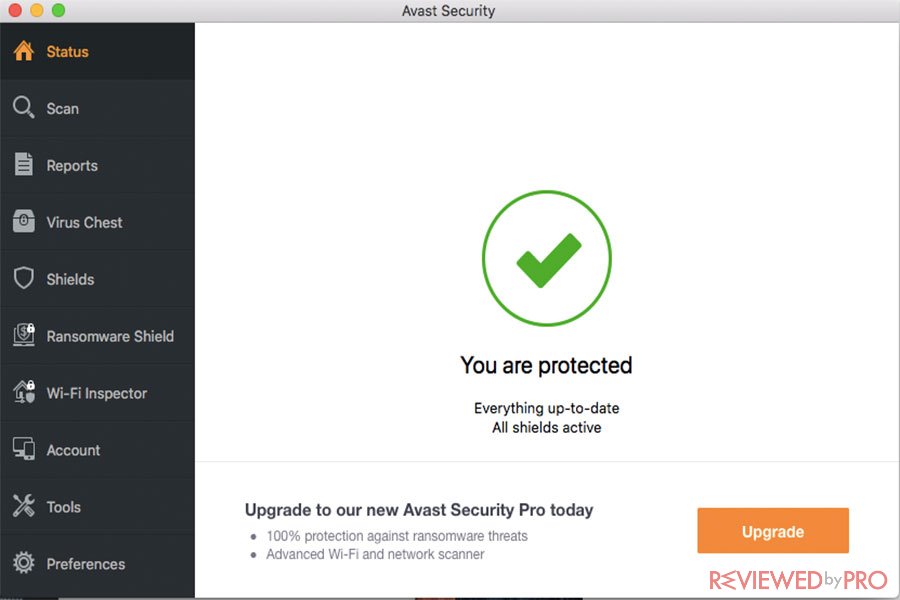differences between avast free and pro for osx